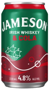 Jameson-and-Cola-48-Cans-330mL on sale