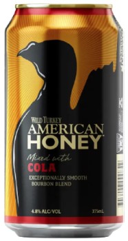 Wild-Turkey-American-Honey-Liqueur-Cola-Cans-375mL on sale