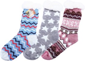 Heat-Insulate-Bed-Socks-Assorted-Desgns on sale