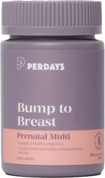 Perdays-Bump-To-Breast-Prenatal-Multivitamins-60-Tablets on sale
