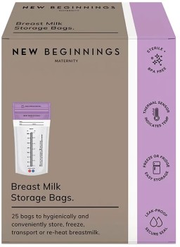 New+Beginnings+Breast+Milk+Storage+Bags+25+Pieces