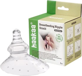 Haakaa-Breastfeeding-Nipple-Shield-Round-1-Pack on sale