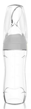 Haakaa+Silicone+Baby+Food+Dispensing+Spoon+Grey