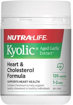 Nutra-Life-Kyolic-Aged-Garlic-Extract-Heart-Cholesterol-120-Capsules on sale