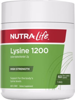 Nutra-Life-Lysine-1200mg-60-Tablets on sale