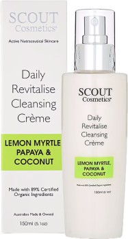 SCOUT-Daily-Revitalise-Cleansing-Crme-with-Lemon-Myrtle-Papaya-Coconut on sale