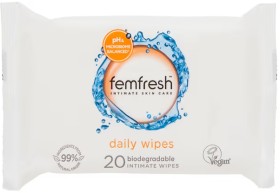 Femfresh+Feminine+Cleansing+Wipes+20+Pack