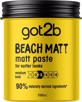 Schwarzkopf+Got2b+BeachMatt+Matt+Paste+100ml