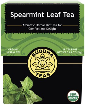 Buddha+Teas+Organic+Herbal+Tea+Bags+Spearmint+Leaf+Tea+18+Pack
