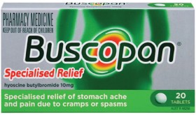Buscopan-Buscopan-Stomach-Pain-Relief-20-Tablets on sale
