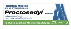 Proctosedyl+Haemorrhoids+Relief+Ointment+30g