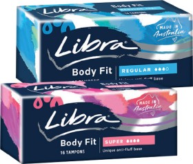 Libra+Tampons+16+Pack+Selected+Varieties