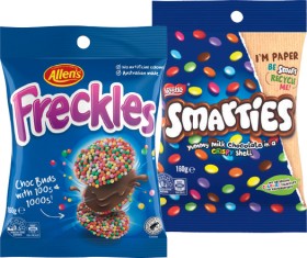 Nestl%26eacute%3B+Smarties%2C+Allen%26rsquo%3Bs+Freckles+or+Jaffas+Share+Pack+160g