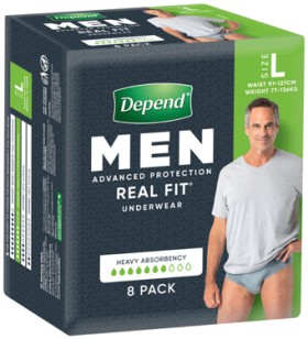 Depend+Real+Fit+Men+Underwear+8+Pack+Selected+Varieties