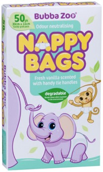 Bubba+Zoo+Nappy+Bags+50+Pack