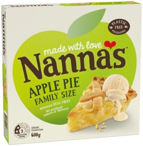 Nanna%26rsquo%3Bs+Fruit+Pie+Family+Size+600g+or+Snack+Pies+450g+Selected+Varieties
