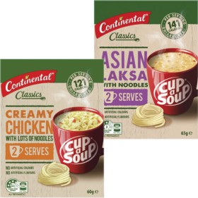 Continental-Cup-a-Soup-2-Serves-50g-75g on sale