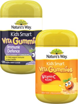 Natures-Way-Kids-Smart-Vita-Gummies-Vitamin-C-Zinc-or-Immune-Defence-120-Pack on sale