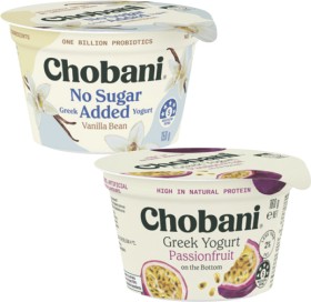 Chobani+Greek+Yogurt+Pot+or+No+Sugar+Added+Yogurt+150g-160g