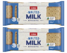 Coles+Malted+Milk+Biscuits+200g