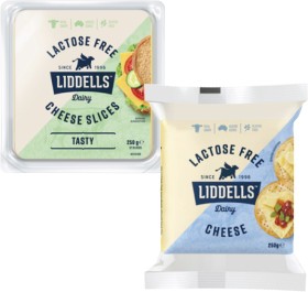 Liddells+Cheese+Block%2C+Sliced+or+Shredded+250g