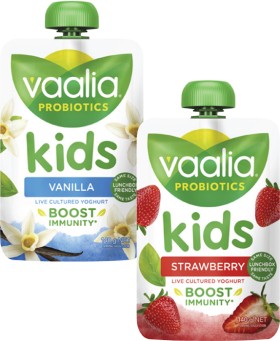 Vaalia+Probiotics+Kids+Yoghurt+Pouch+140g