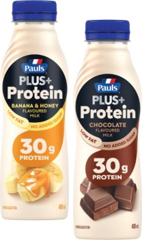Pauls+Plus%2B+Protein+Flavoured+Milk+400mL