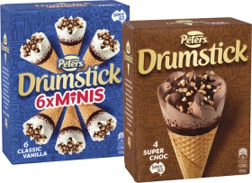 Peters-Drumstick-Cones-4-Pack-6-Pack-475mL-490mL on sale