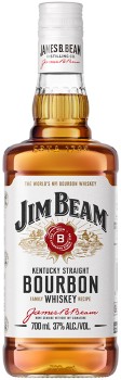Jim-Beam-White-Label-Bourbon-700mL on sale