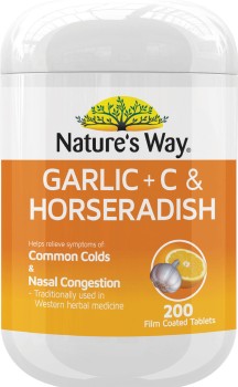 Nature%26rsquo%3Bs+Way+Garlic+%2B+C+%26amp%3B+Horseradish+200+Tablets%2A