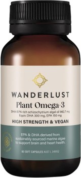 Wanderlust-Plant-Omega-3-60-Capsules on sale