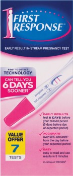 First-Response-Instream-Pregnancy-Test-7-Pack on sale