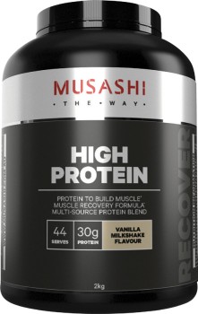 Musashi-High-Protein-Vanilla-Milkshake-2kg on sale