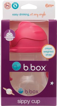 B.box+Kids+Sippy+Cup+Raspberry