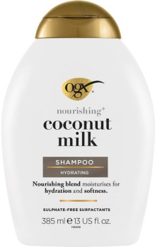 OGX-Coconut-Milk-Shampoo-385mL on sale