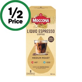 Moccona+Liquid+Coffee+Sachets+Pk+8