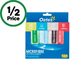 Oates+Microfibre+Cloth+Pk+4