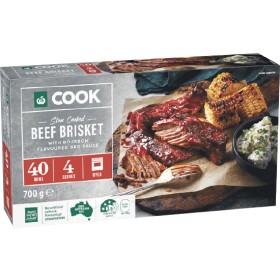 Woolworths-COOK-Slow-Cooked-Beef-Brisket-with-Bourbon-Flavoured-BBQ-Sauce-700g on sale