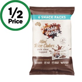 Table-of-Plenty-Rice-Cakes-84g-Pk-6-From-the-Health-Food-Aisle on sale