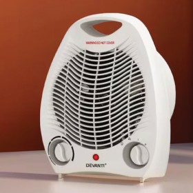 Devanti-Electric-Fan-Heater-White-2000W on sale