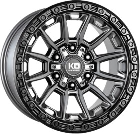 King-Wheels-Warrior-17x9-Matte-Titanium on sale