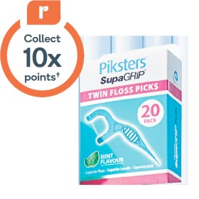Piksters-SupaGRIP-Twin-Floss-Picks-Pk-20 on sale