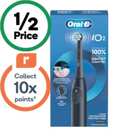 Oral-B-iO2-Electric-Toothbrush-Black-Pk-1 on sale
