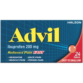 Advil-Ibuprofen-200mg-Pain-Fever-Relief-Tablets-Pk-24 on sale
