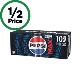 Pepsi-or-Pepsi-Max-Soft-Drink-Varieties-10-x-375ml on sale
