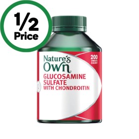 Nature%26rsquo%3Bs+Own+Glucosamine+Sulfate+with+Chondroitin+Tablets+Pk+200%23