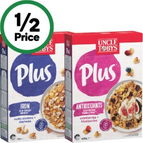 Uncle+Tobys+Plus+Cereal+410-435g