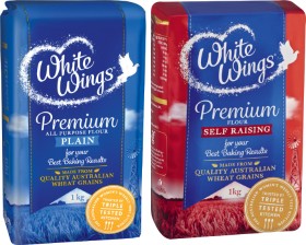 White-Wings-Premium-Plain-or-Self-Raising-Flour-1kg on sale
