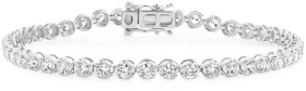 Alora-9ct-White-Gold-3-Carats-TW-Lab-Grown-Diamond-Tennis-Bracelet on sale