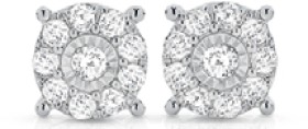 9ct-White-Gold-Diamond-Stud-Earrings on sale